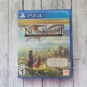 Ni No Kuni II Revenant Kingdom Sony PS4 Video Game and Case A+